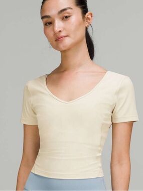 lululemon athletica align t shirt white opal
